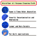 40*40 Highly Absorbent Microfiber Car Cleaning Cloth Towels for Household and Car Cleaning